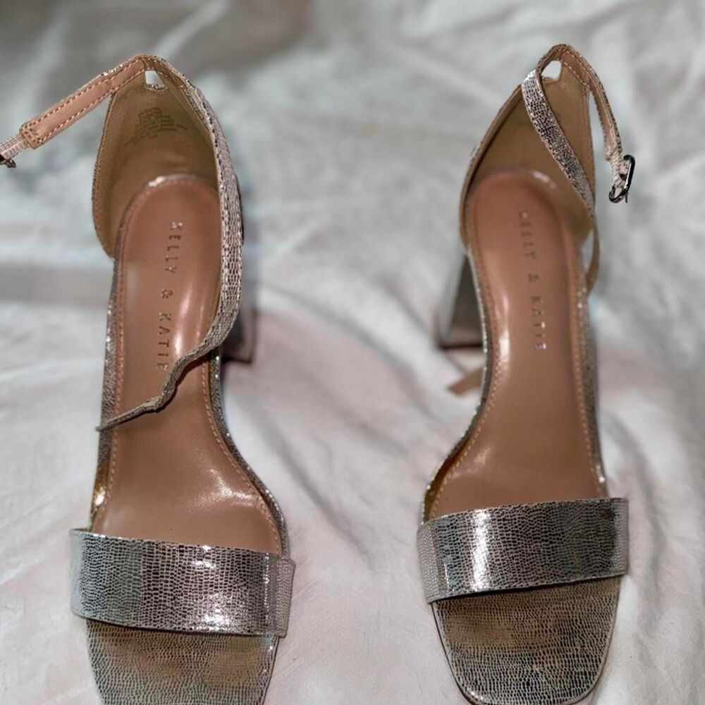 Kelly-katie Women's Silver and Gold Footwear